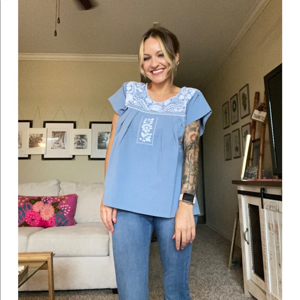 Embroidered BuddyLove blouse